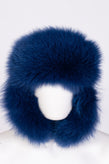 RRP€2680 LORO PIANA Cashmere & Shadow Fox Fur Trapper Hat Size L Made in Italy gallery photo number 3
