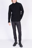 RRP €790 BOTTEGA VENETA Cashmere & Wool Black Jumper Size XS Ribbed Roll Neck gallery photo number 1