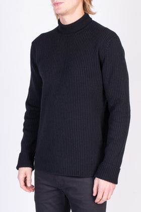 RRP €790 BOTTEGA VENETA Cashmere & Wool Black Jumper Size XS Ribbed Roll Neck gallery photo number 3