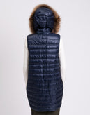 RRP €780 WOOLRICH 3in1 Coat L Mohair Alpaca & Wool Blend Down Gilet Raccoon Fur gallery photo number 9