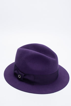 RRP€879 LORO PIANA Hare Hair & Cashmere Felt Mia Trilby Hat Size S Made in Italy gallery photo number 1