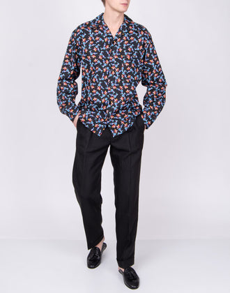 RRP €455 MARNI x BRUNO BONETTO Shirt US38 IT48 M Pity Party Print Long Sleeve gallery photo number 1