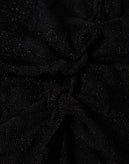 RRP €665 JUST CAVALLI Knitted Maxi Flounce Dress Size M Black Lame Effect gallery photo number 8