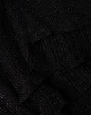 RRP €665 JUST CAVALLI Knitted Maxi Flounce Dress Size M Black Lame Effect gallery photo number 10