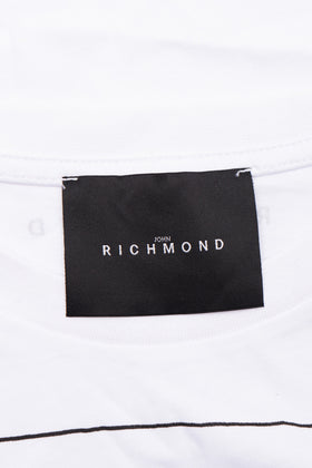 RRP€121 JOHN RICHMOND T-Shirt Size XL Plate X Print Short Sleeve Round Neck gallery photo number 3