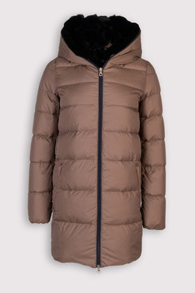 RRP€480 DUVETICA Carys Down Quilted Jacket IT42 US6 UK10 M Padded Hooded gallery photo number 1
