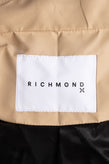 RRP €239 JOHN RICHMOND X Coach Jacket US38 IT48 M Padded Beige Embroidered Logo gallery photo number 5