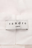 RRP €229 SANDRO Shary Pleated Trousers FR38 US6 UK10 M Linen Blend High Waist gallery photo number 6