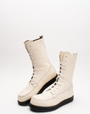 RRP€1820 THE ROW Patty Leather Combat Boots US10 UK7 EU40 Made in Italy gallery photo number 1