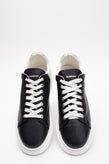 RRP€395 BALDININI Leather Sneakers US8 UK7 EU41 Blue Lace Up Made in Italy gallery photo number 3