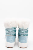 RRP€395 CHIARA FERRAGNI Snow Boots US7 EU37 UK4 Rabbit Fur Glitter Sherpa Inside gallery photo number 4