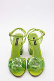 RRP €921 DOLCE & GABBANA Ankle Wrap Sandals EU36 UK3 US6 Heel Transparent gallery photo number 5