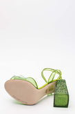 RRP €921 DOLCE & GABBANA Ankle Wrap Sandals EU36 UK3 US6 Heel Transparent gallery photo number 7