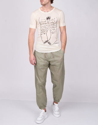 RRP €320 DSQUARED2 Wool T-Shirt Top Size XL Vulgar Embroidery Round Neck gallery photo number 1
