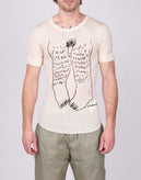 RRP €320 DSQUARED2 Wool T-Shirt Top Size L Vulgar Embroidery Short Sleeve gallery photo number 5