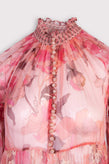 RRP €1017 ZIMMERMANN Silk Concert Spliced Lantern Midi Dress US6 AU1 S Shirred gallery photo number 5