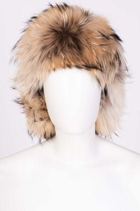 RRP €189 WOOLRICH Arctic Trapper Cap Size S Wool Blend Contrast Finnraccoon Fur gallery photo number 4