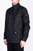 RRP€1085 MATCHLESS URBAN Peter Military Jacket Size XL Waxed Black Made in Italy gallery photo number 3