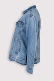 RRP €128 BE EDGY Denim Jacket Size S Blue Faded  Single-Breasted Logo gallery photo number 2
