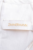 RRP €855 ZIMMERMANN Linen A-Line Dress Size 3 / L Partly Lined Puff Sleeve gallery photo number 7