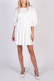 RRP €855 ZIMMERMANN Linen A-Line Dress Size 3 / L Partly Lined Puff Sleeve gallery photo number 2