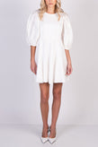 RRP €855 ZIMMERMANN Linen A-Line Dress Size 3 / L Partly Lined Puff Sleeve gallery photo number 1