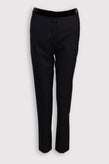 RRP €310 SANDRO Skinny Trousers FR34 US2 UK6 XS Black Cropped Zip Fly gallery photo number 1