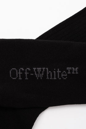 OFF-WHITE c/o VIRGIL ABLOH Knee High Socks One Size Leaf Patch Made in Italy gallery photo number 5