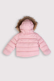 RRP€205 BLAUER USA Baby Down Quilted Jacket Size 9M Detachable Raccoon Fur gallery photo number 2