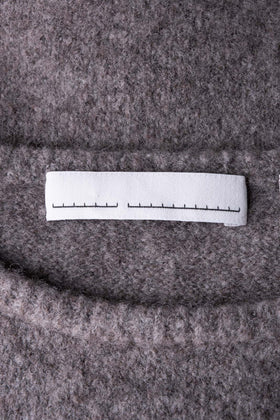 RRP €350 RANDOM IDENTITIES Shetland Wool Crew Neck Sweater Size S Chain Trim gallery photo number 6