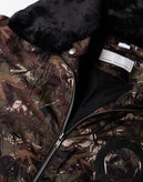 RRP€590 RANDOM IDENTITIES Mile Pilot Jacket Size M Camouflage Faux Fur Collar gallery photo number 9