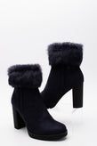 RRP€195 LAURA BIAGIOTTI Ankle Boots US10 UK7 EU40 Blue Logo gallery photo number 1