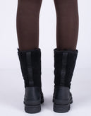 RRP€525 DSQUARED2 Suede Leather Mid-Calf Boots EU37 UK4 US6 Black Pull On gallery photo number 5