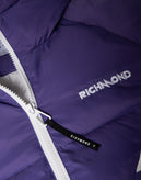 RRP€299 JOHN RICHMOND X Puffer Jacket IT40 US4 S Embroidered Logo Hooded gallery photo number 9