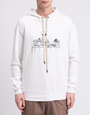 RRP€189 TOM REBL Hoodie Size XXL Printed Front Drawstring Hood Made in Italy gallery photo number 5