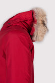RRP€710 WOOLRICH Down Parka Jacket Size US XS EU S Red TEFLON Coyote Fur gallery photo number 5