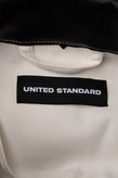 RRP €930 UNITED STANDARD Prince Jacket Size M Black Coated Belted Made in Italy gallery photo number 6