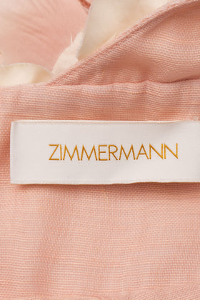 RRP€1200 ZIMMERMANN Prima Mini Tulle Petal Dress AU3 US10 L Silk & Linen Lined gallery photo number 6
