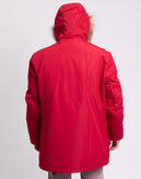 RRP€560 ROBERTO CAVALLI Parka Jacket Size 3XL Padded Red Raccoon Fur Trim Hooded gallery photo number 6