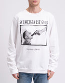 RRP €185 TOM REBL x PERRY COLANTE White Sweatshirt Size S Pullover Crew Neck gallery photo number 5