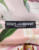 RRP €1440 DOLCE & GABBANA Silk Crepe Blouse IT54 US18 UK22 3XL Lily Bow Neck gallery photo number 6