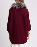 RRP €952 FABIANA FILIPPI Cashmere Silk & Wool Cardigan IT42 US6 S Fox Fur Trim gallery photo number 7