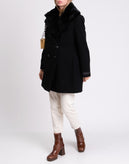 RRP €1012 MOOSE KNUCKLES Mildenhall Coat Size S Wool Blend Rabbit Fur Collar gallery photo number 3