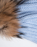 RRP€220 BOGNER Beanie Cap One Size Wool Blend Detachable Raccoon Fur Pom Pom gallery photo number 6