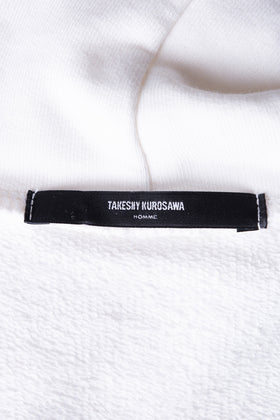 RRP €154 TAKESHY KUROSAWA Pullover Hoodie Size L Kangaroo Pocket Made in Italy gallery photo number 7