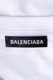 RRP€390 BALENCIAGA Oversized T-Shirt Top Size M Logo Crew Neck Made in Portugal gallery photo number 8
