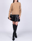 RRP €350 SPORTMAX Spiga Jumper Size S Angora & Wool Blend Thin Knit Crew Neck gallery photo number 1