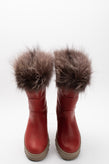 RRP€1406 BRUNELLO CUCINELLI Leather Mid-Calf Boots US7 UK4 EU37 Made in Italy gallery photo number 3