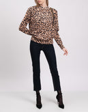 RRP€615 BLUMARINE Jumper IT40 US4 UK8 S Angora & Wool Blend Studded Logo Leopard gallery photo number 1