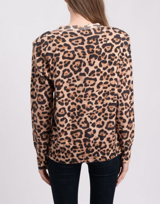 RRP€615 BLUMARINE Jumper IT40 US4 UK8 S Angora & Wool Blend Studded Logo Leopard gallery photo number 7